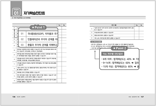 자가학습진단표